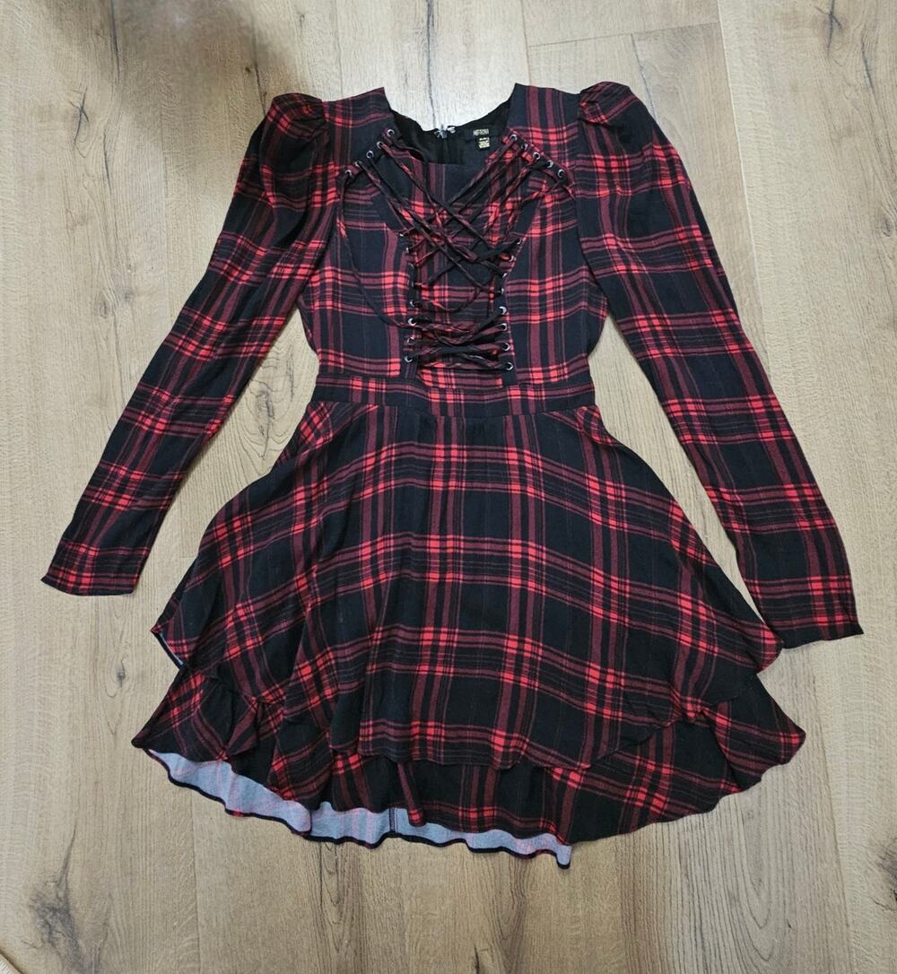 AFRM Plaid Knit Mini Dress Schoolgirl Clueless Whimsigoth  Preppy Academia M